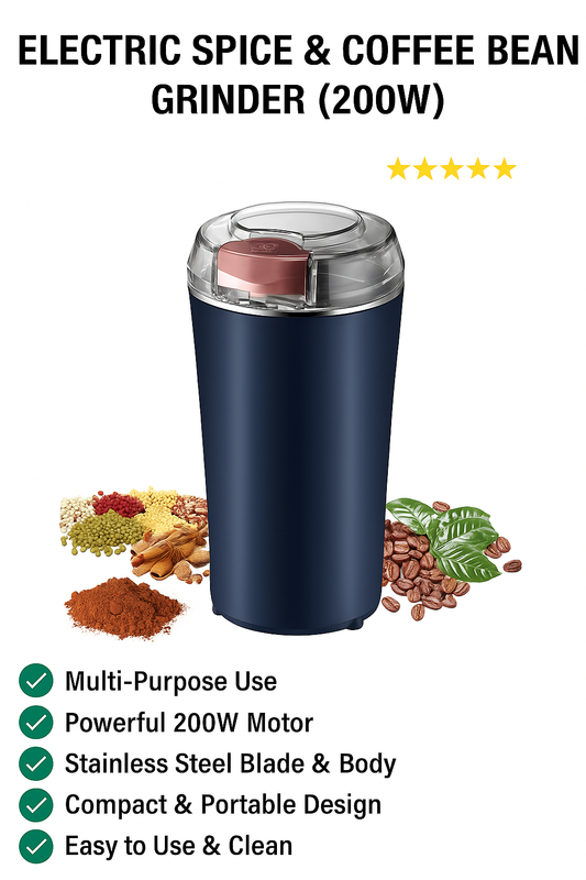 Electric spice & coffee Bean Grinder ,200W stainless steel mixer Grinder rinder
