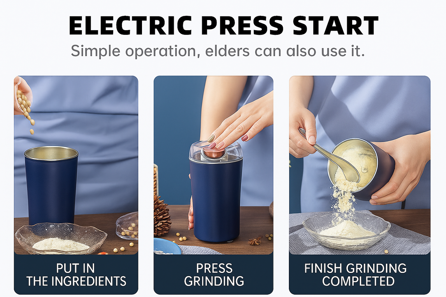 Electric spice & coffee Bean Grinder ,200W stainless steel mixer Grinder rinder