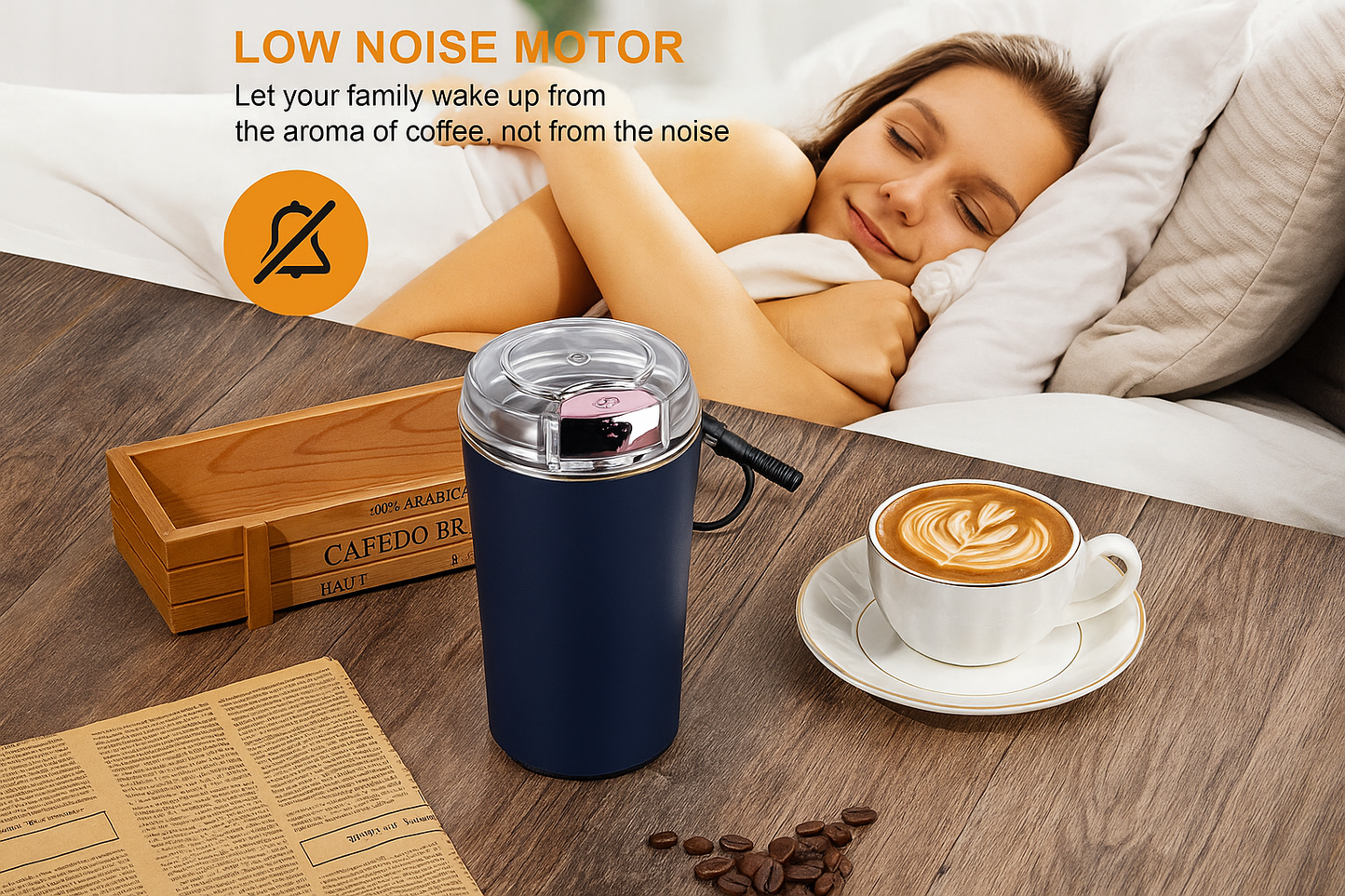 Electric spice & coffee Bean Grinder ,200W stainless steel mixer Grinder rinder