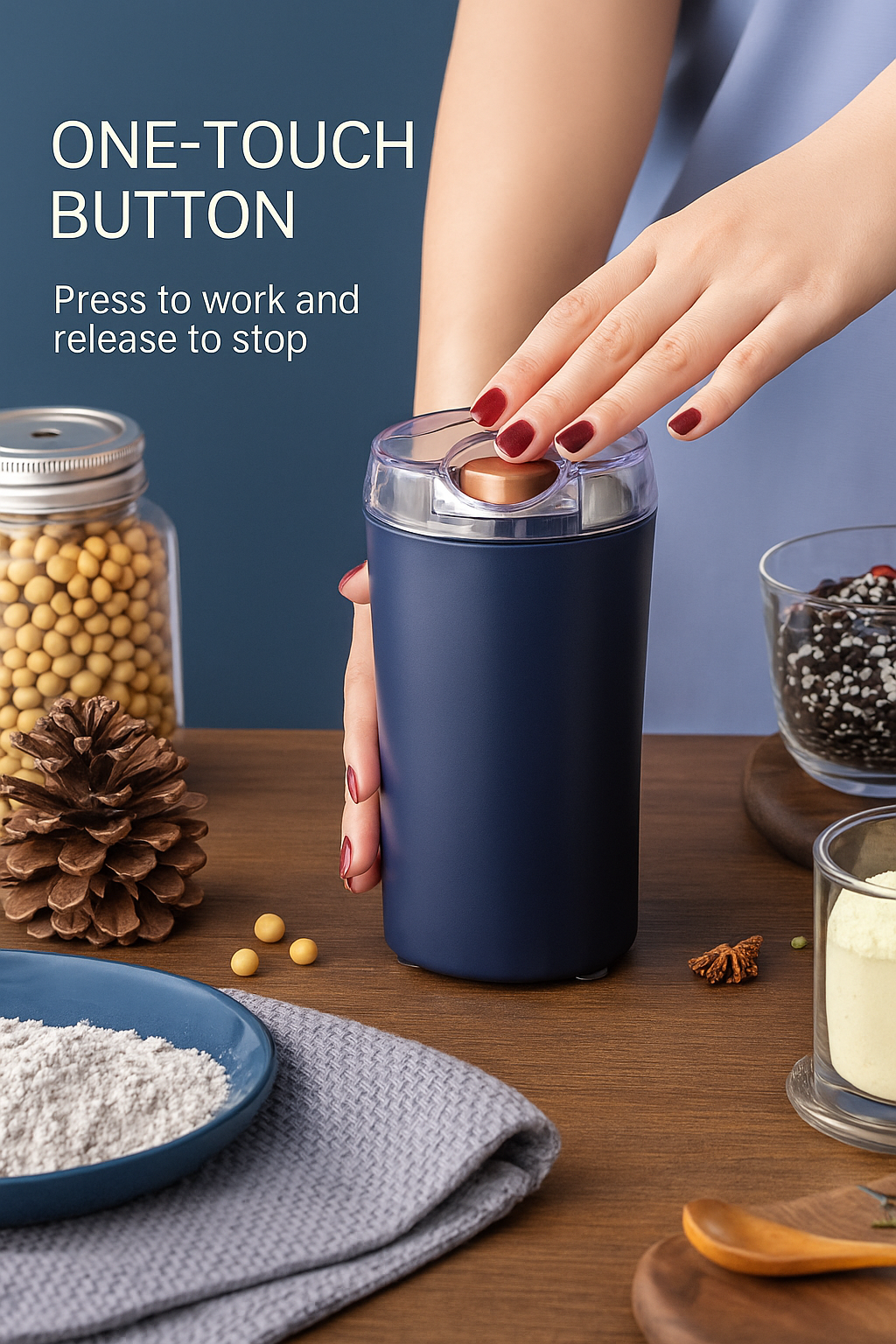Electric spice & coffee Bean Grinder ,200W stainless steel mixer Grinder rinder